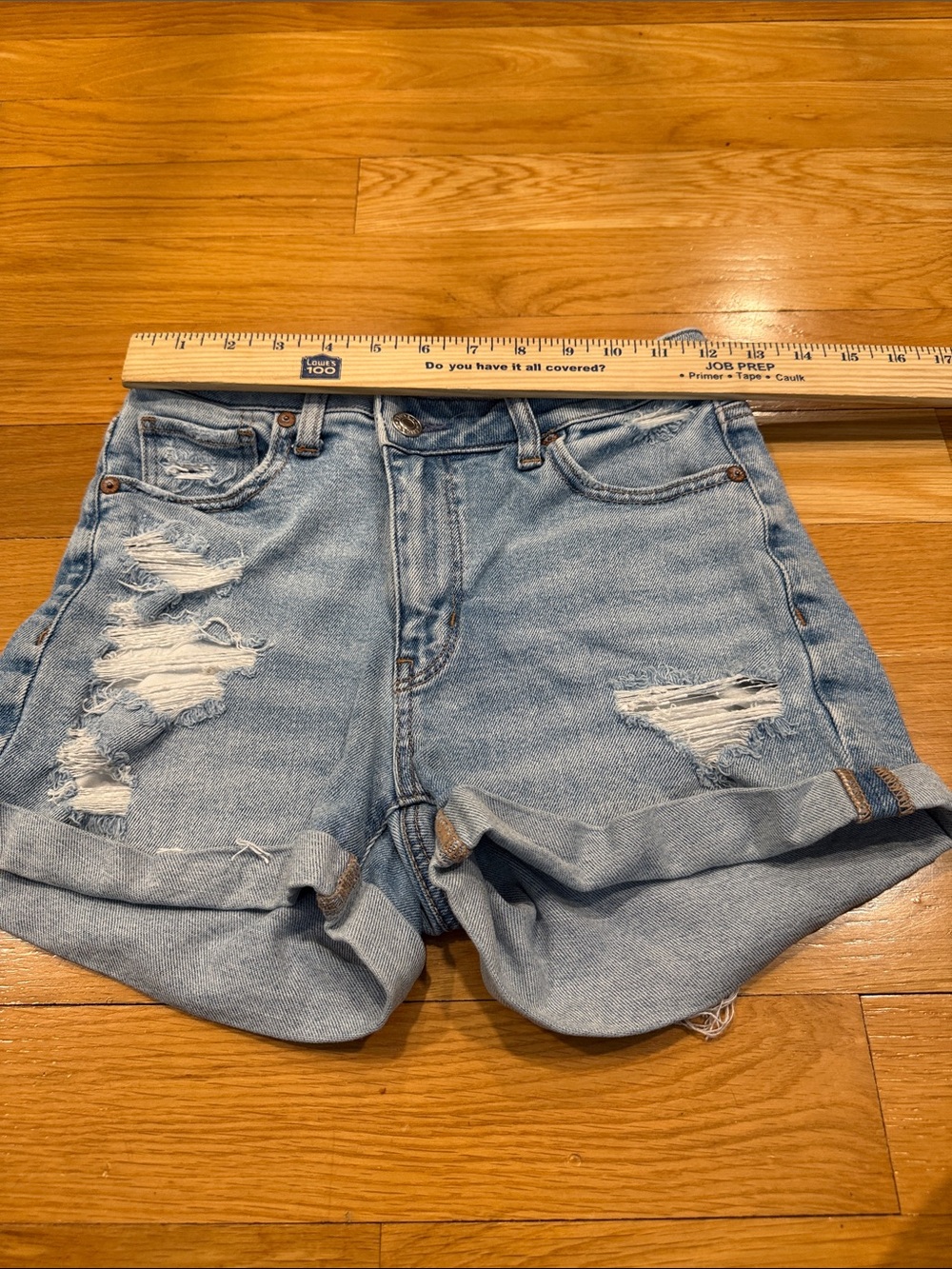 American Eagle outfitters mom jeans shorts size 0 - Picture 2 of 10